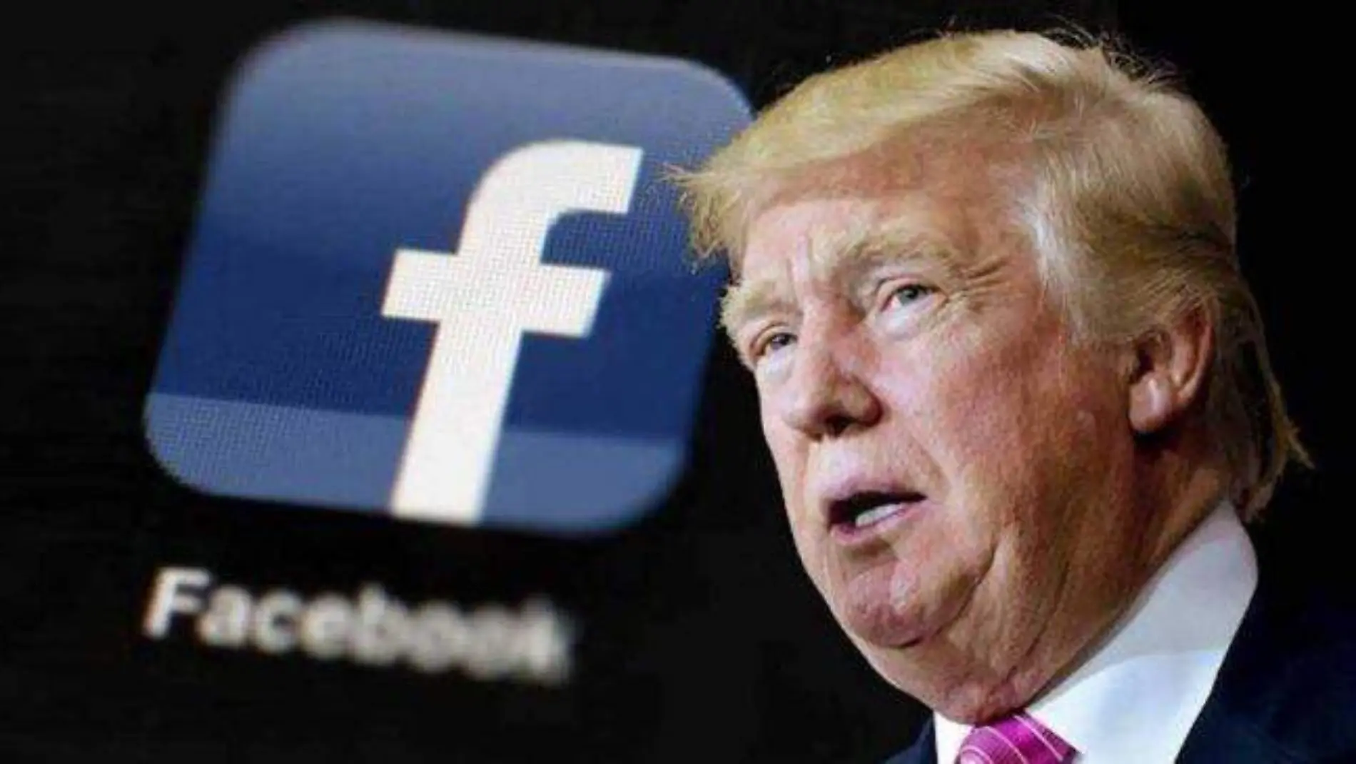 Facebook y Donald Trump-AFP